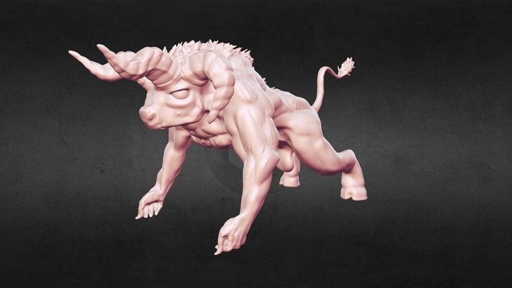 SculptJanuary19 - Day15 Hybrid 3D Model