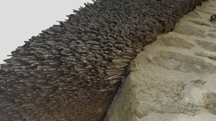 Thatch roof edge