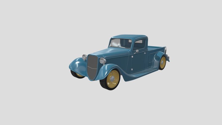 1935 Truck 3D Model