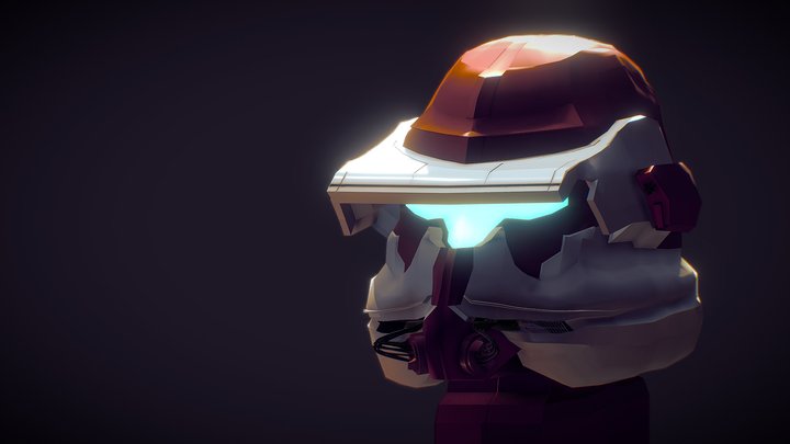 Havoc Helmet Concept Recolor 2 3D Model