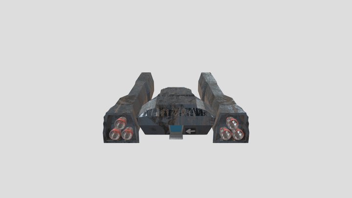 Spaceship 3D Model