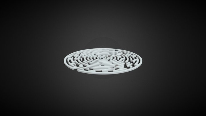 round maze 3D model 3D Model