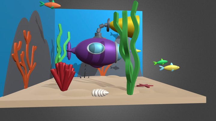 submarine 3D Model