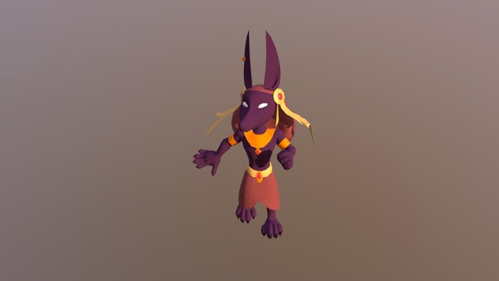 Anubis - Criatura 3D Model