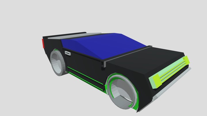 машина типа ford mustang 3D Model