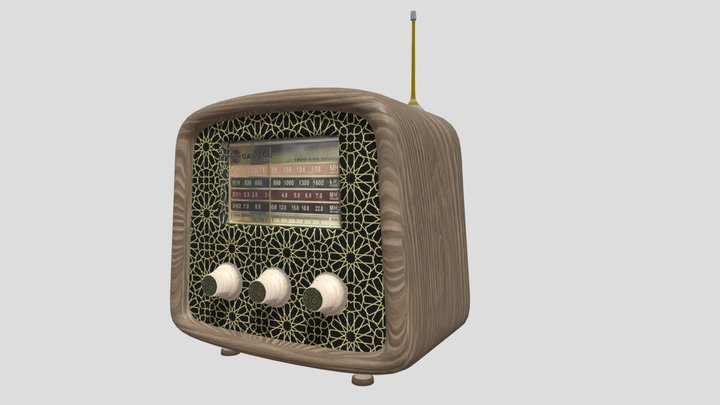Cawang Art Radio 3D Model