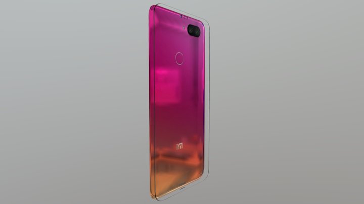 Xiaomi MI8 lite 3D Model