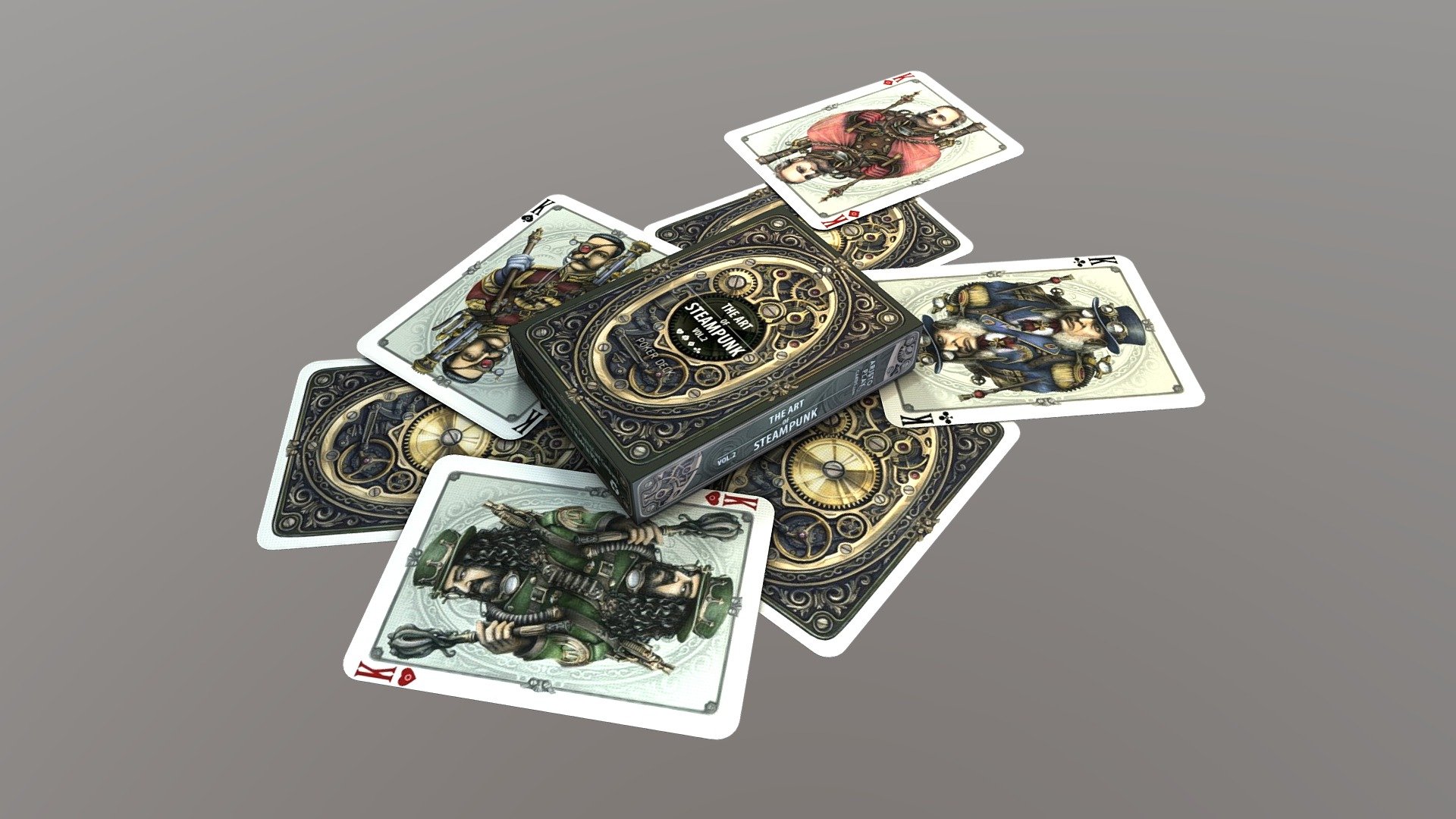 Aristo steampunk 2024 playing cards