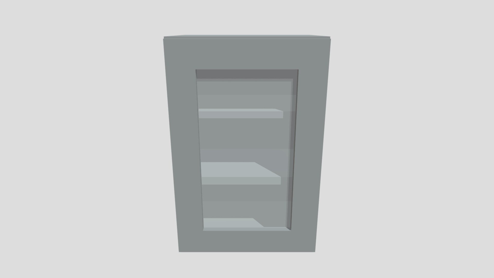 Glass door cabinet 14