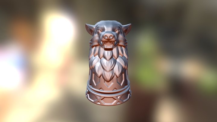 Wolf 3D Model
