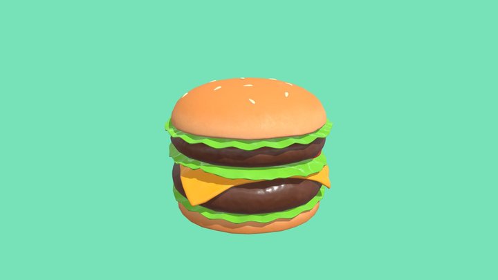 Humburger 3D Model