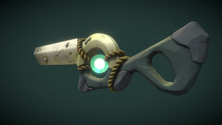 Deep-Sea Gun 3D Model