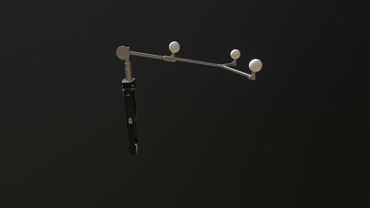 Radioluscent clamp 3D Model