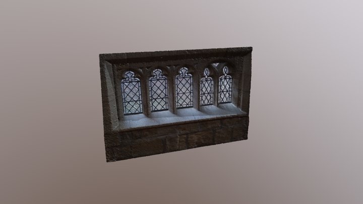 Church Window 3D Model