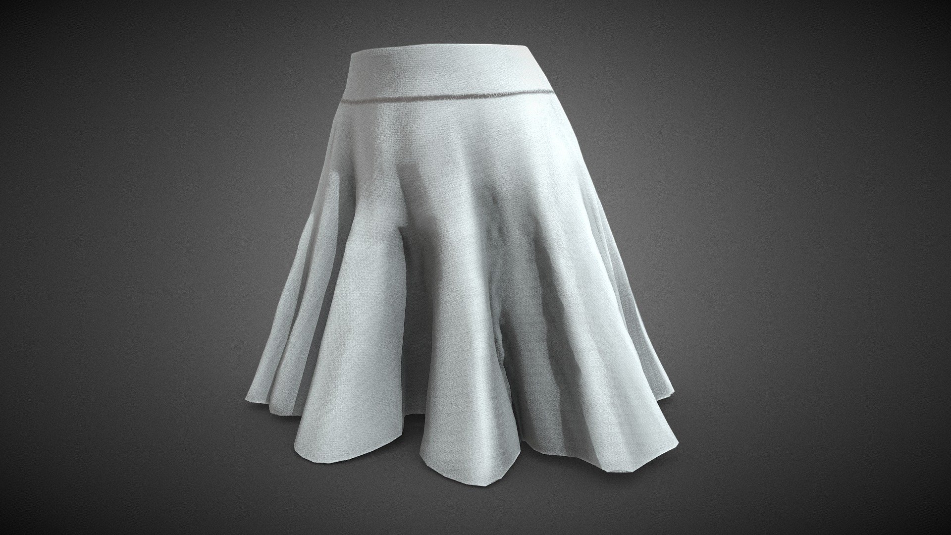 Female White Skirt Style 1 - Buy Royalty Free 3D model by CG StudioX ...