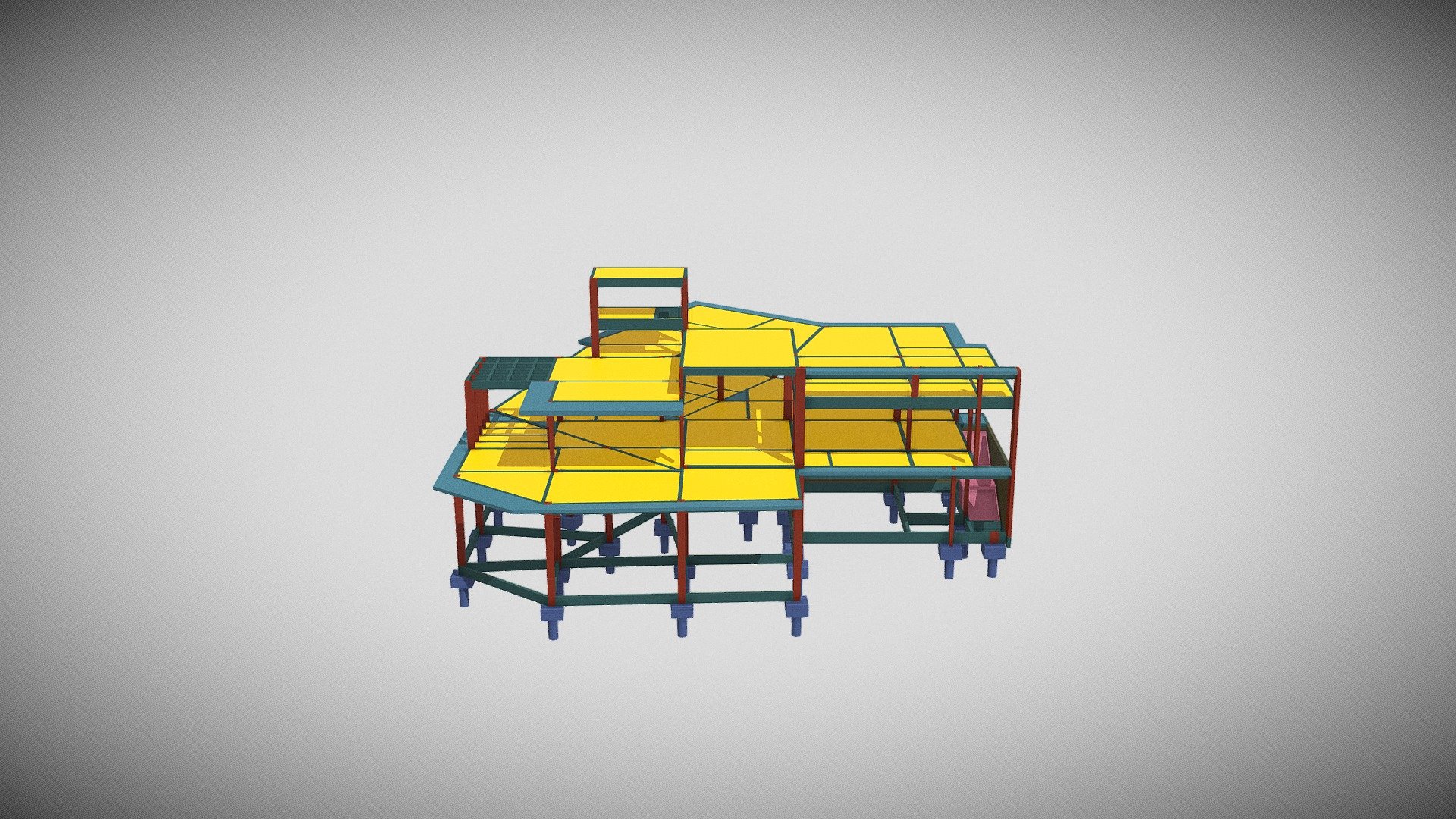 Estrutural na real - 3D model by compassoengenhariaaeedesign [1ff58a5 ...