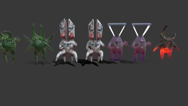 Mythical animated characters 3D Model
