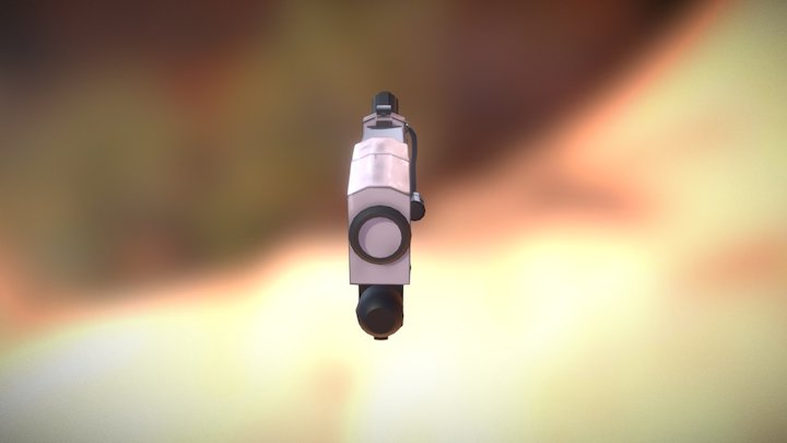 Plasma Gun 3D Model