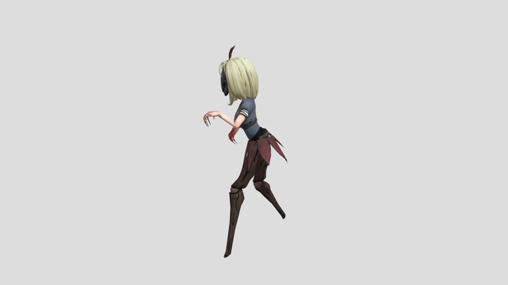 "Slayer Witch" character model and animation set 3D Model