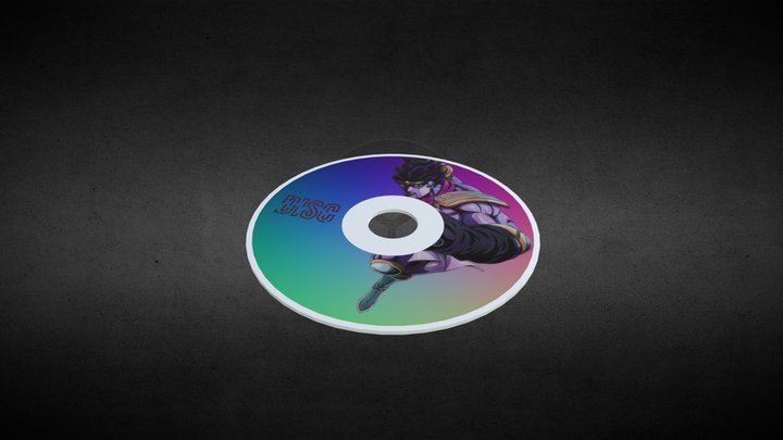 Star Platinum Compact Disc 3D Model