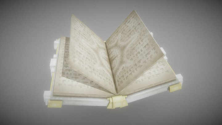 Light spellbook 3D Model