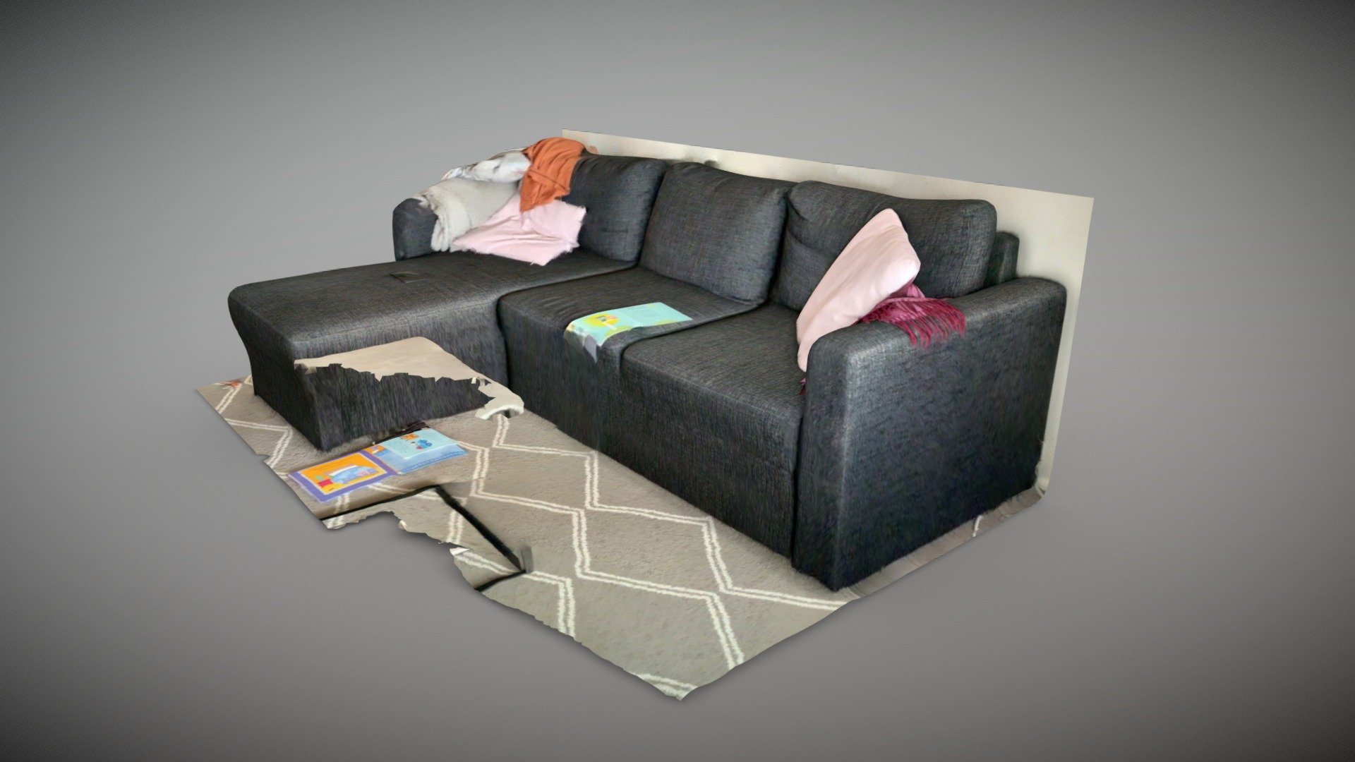 Sofa test Lidar scan — Sketchfab embed 3D viewer