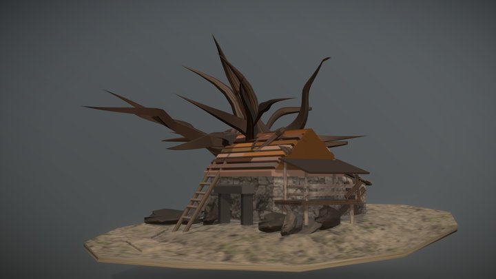 Deserted House 3D Model