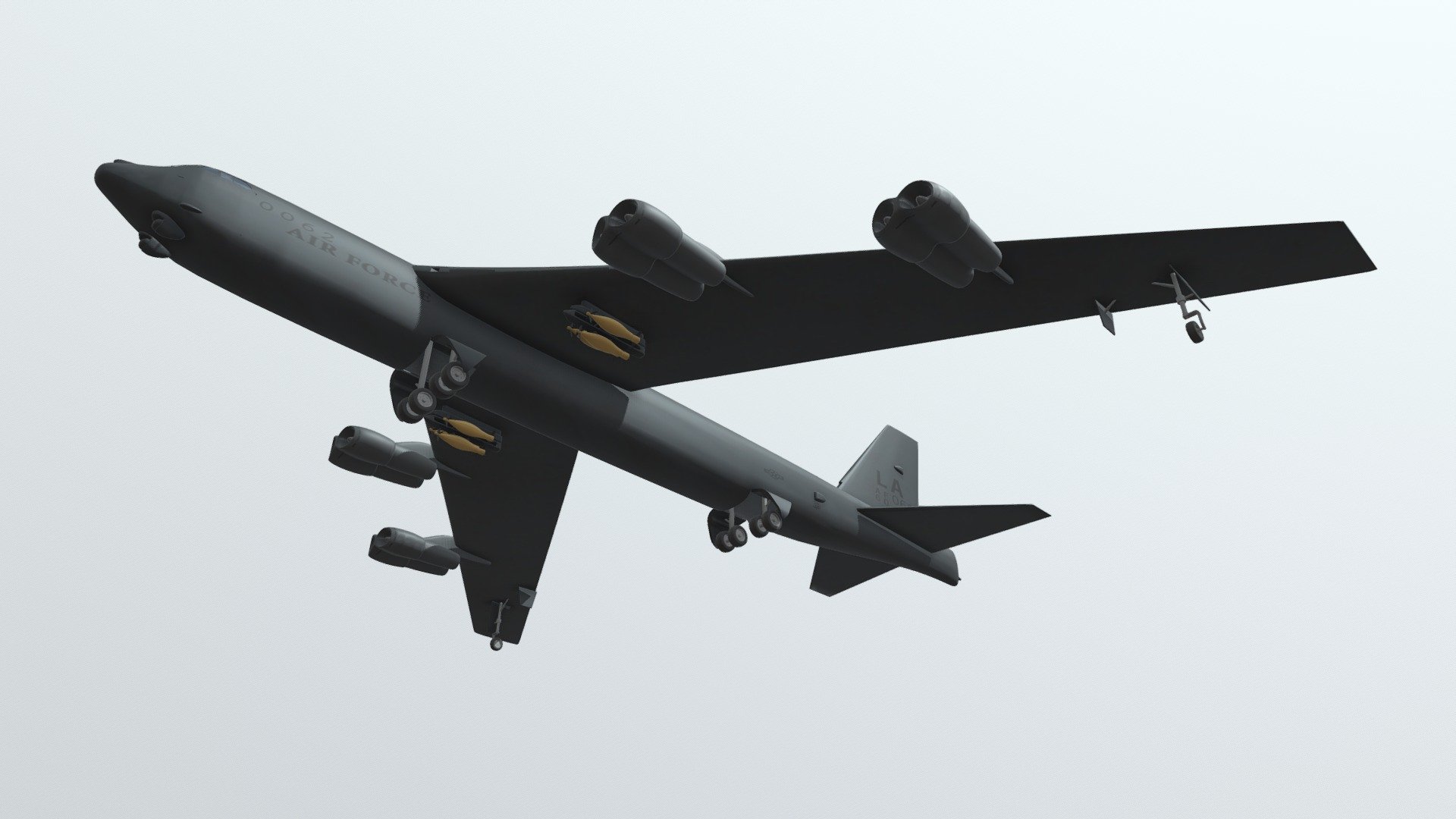 Boeing B-52 Stratofortress - Buy Royalty Free 3D Model By 3DHorse ...