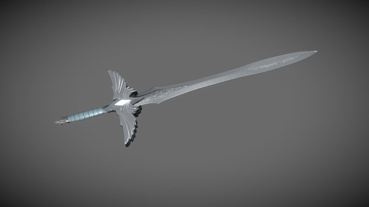 Holy Avenger Sword 3D Model