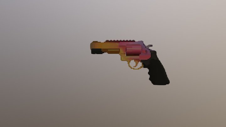 R8 Revolver|Fade 3D Model