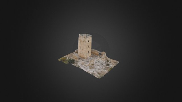 Castillo de Aledua, LLombai (Valencia) 3D Model