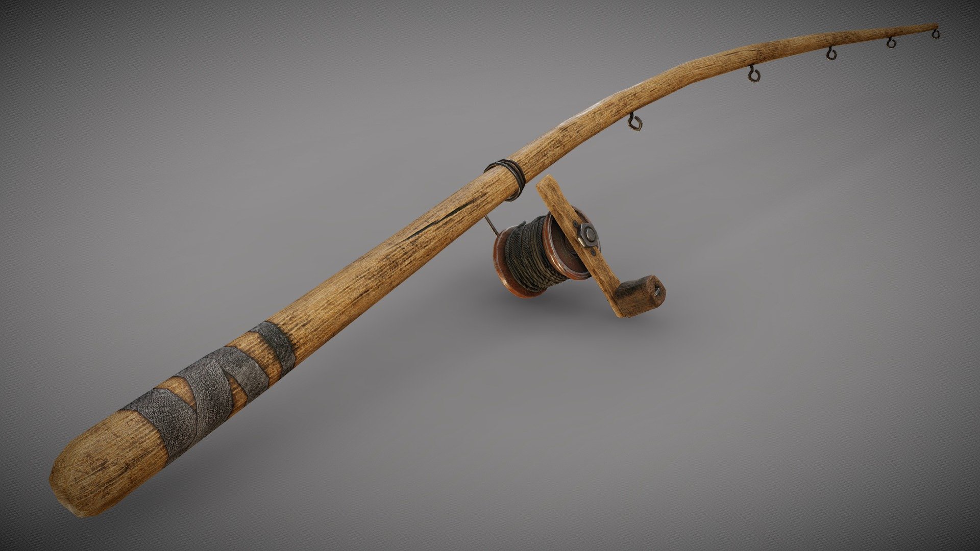 Fishing Rod - Download Free 3D model by Shedmon (@shedmon) [1ffdece]