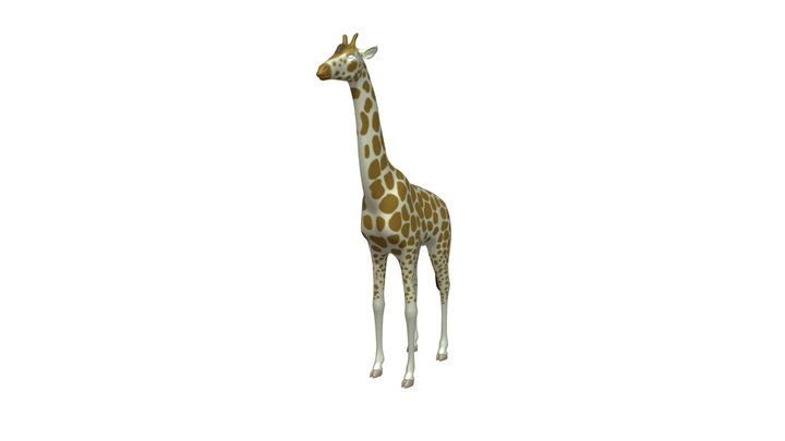 Жираф 3D Model