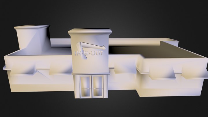 In-N-Out Burger 3D Model