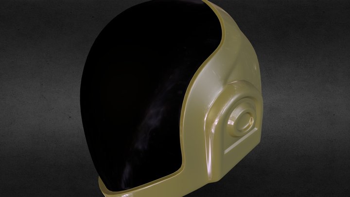 Daft punk helmet 3D Model