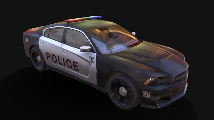 POLICE CAR 3D Model