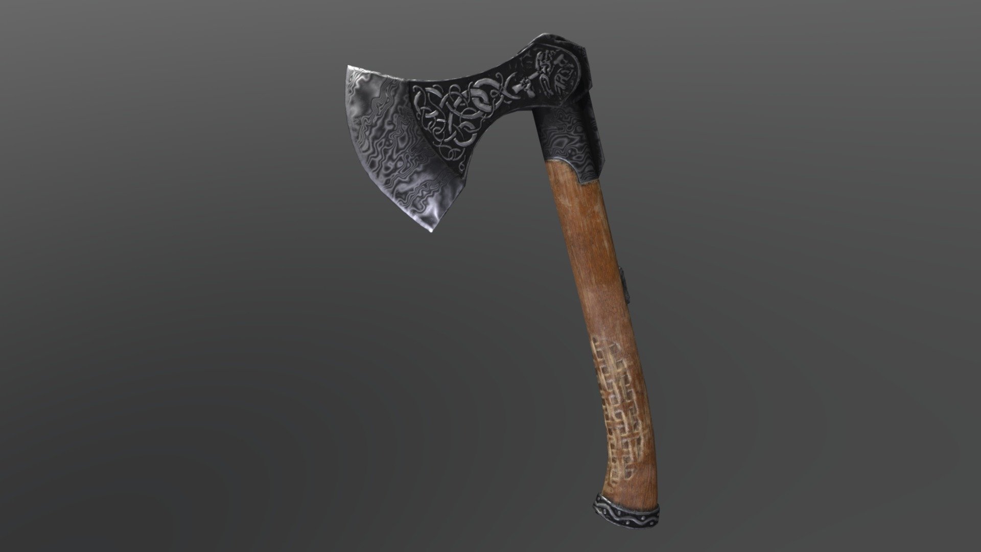 Viking Axe - 3d Model By Sadooo [20000ea] - Sketchfab