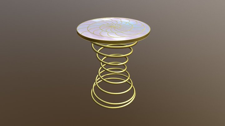 spiral table 3D Model