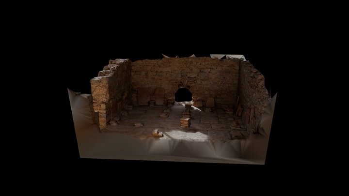 Roman archaeological excavation 3D Model