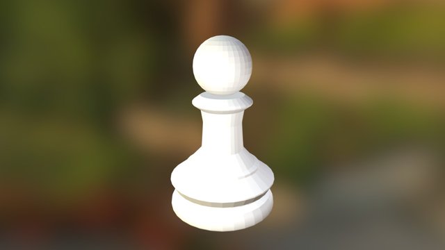 Pawn chess piece 3D Model