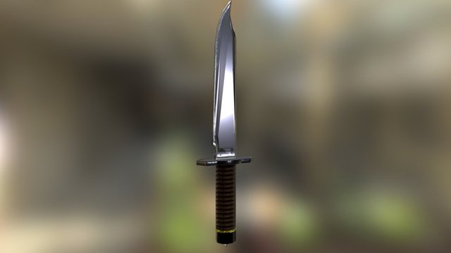 Bowie Knife ICA #1 3D Model
