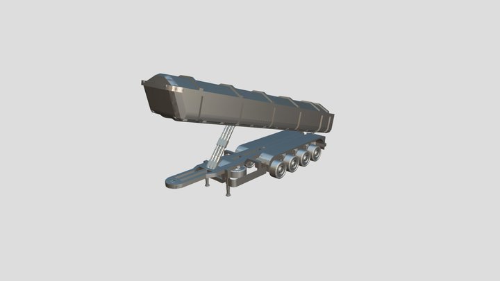 Tipper Trailer 3D Model