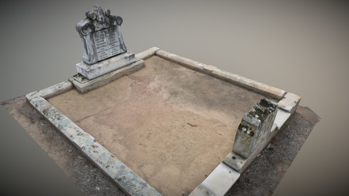 Old Canberra Grave 3D Model