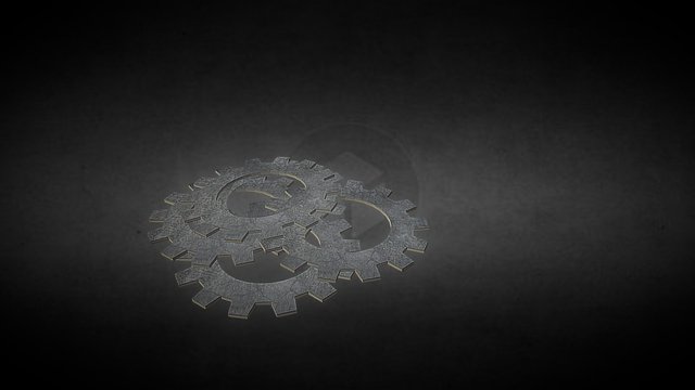 Pile Of Gears 3D Model