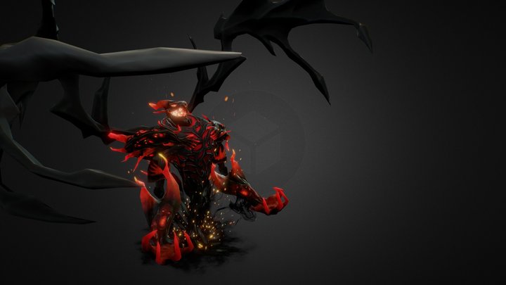 Shadow Fiend - The Damned Souls of the Abyss 3D Model