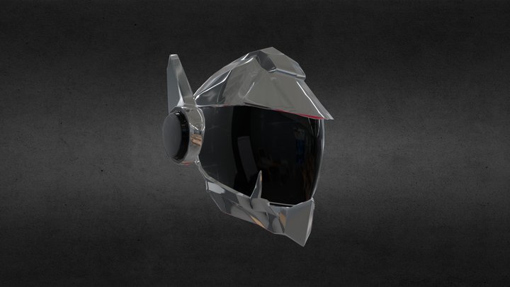 Sigma's Helmet (Damaged Trophy) 3D Model