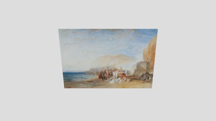 Fisherman Sands By J.M.W Turner 3D Model