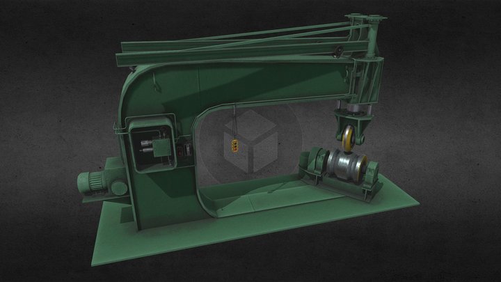 Heavy bending machine 3D Model