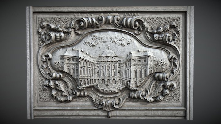 Relief building on the wall – Modello 3D gratuito STL