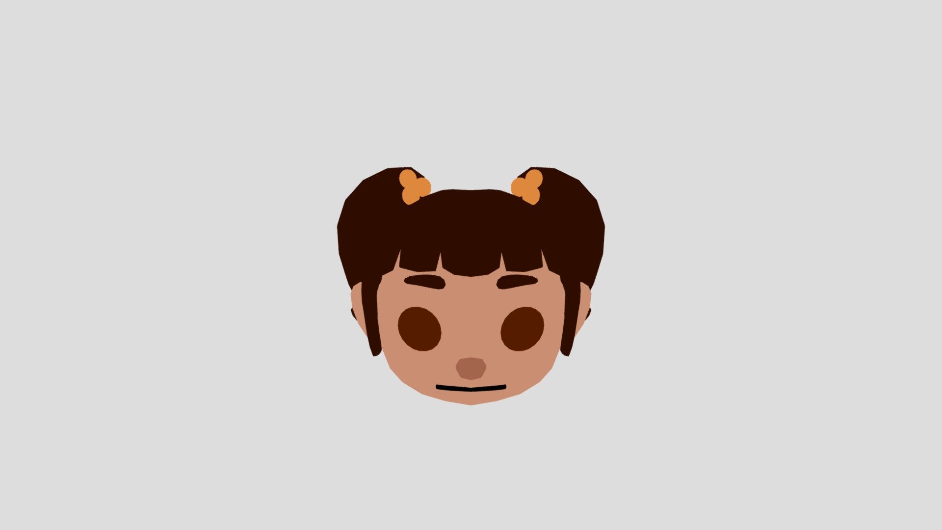 Simple Cartoon Girl Mask - 3D model by finnscown [200afc8] - Sketchfab